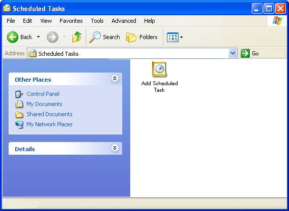 Windows XP - Scheduled Tasks